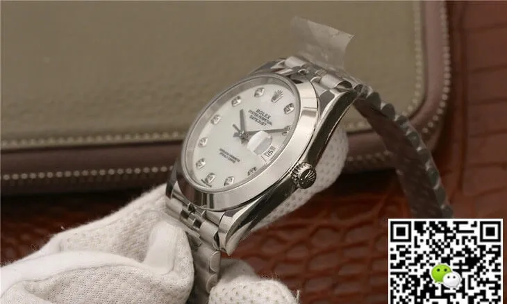 Rolex Datejust M126300 EW Factory 1:1 Best Edition Replica Watch White Dial