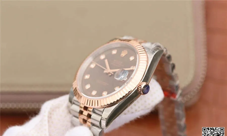 Rolex Datejust M126331-0004 EW Factory 1:1 Best Edition Replica Watch Brown Dial
