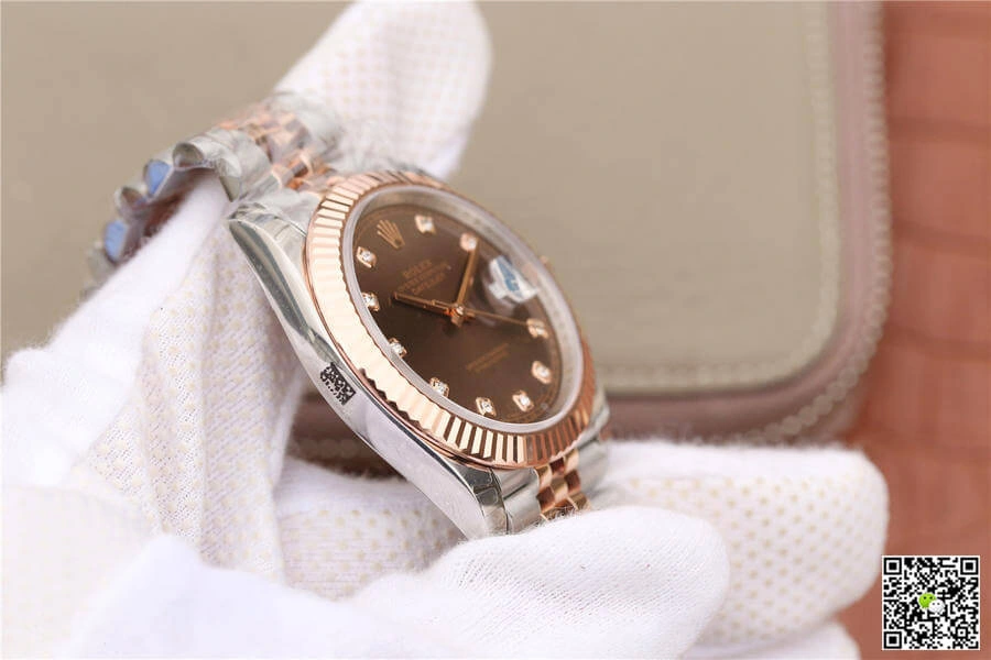 Rolex Datejust M126331-0004 EW Factory 1:1 Best Edition Replica Watch Brown Dial
