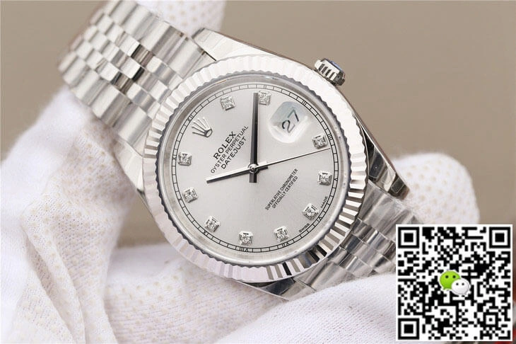 Rolex Datejust M126331 EW Factory 1:1 Best Edition Replica Watch Diamond Dial