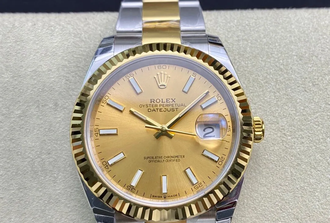 Rolex Datejust M126333-0009 EW Factory 1:1 Best Edition Replica Watch Yellow Dial