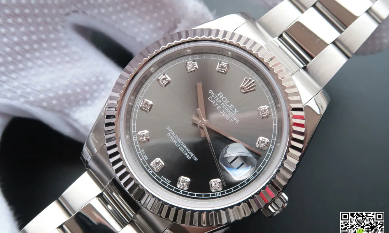 Rolex Datejust M126334-0005 EW Factory 1:1 Best Edition Replica Watch Gray Dial