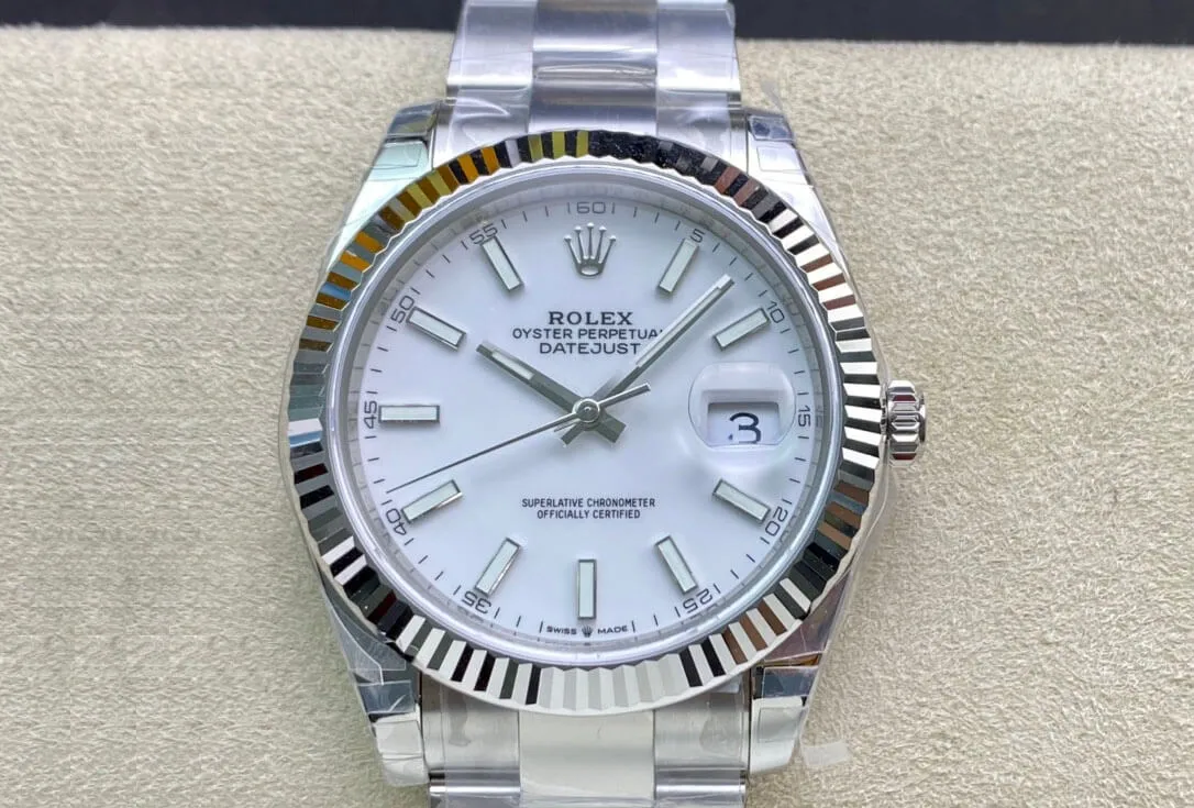 Rolex Datejust M126334-0009 VS Factory 1:1 Best Edition Replica Watch White Dial