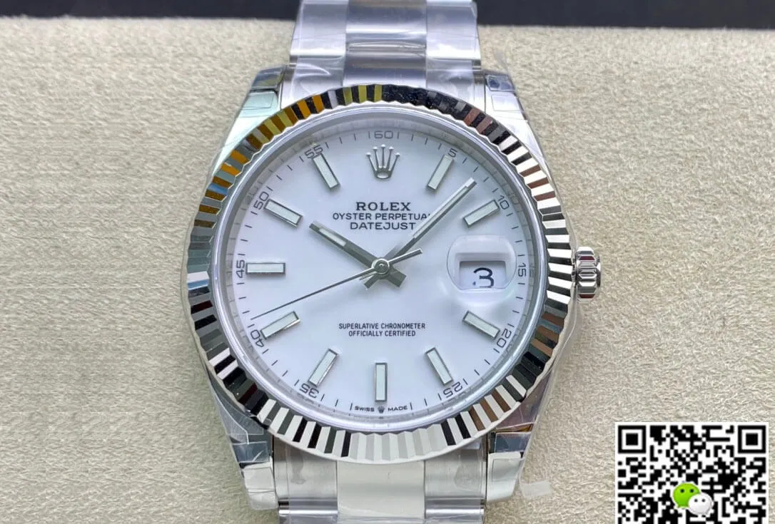 Rolex Datejust M126334-0009 VS Factory 1:1 Best Edition Replica Watch White Dial