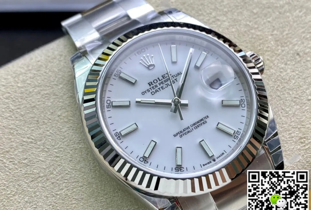 Rolex Datejust M126334-0009 VS Factory 1:1 Best Edition Replica Watch White Dial