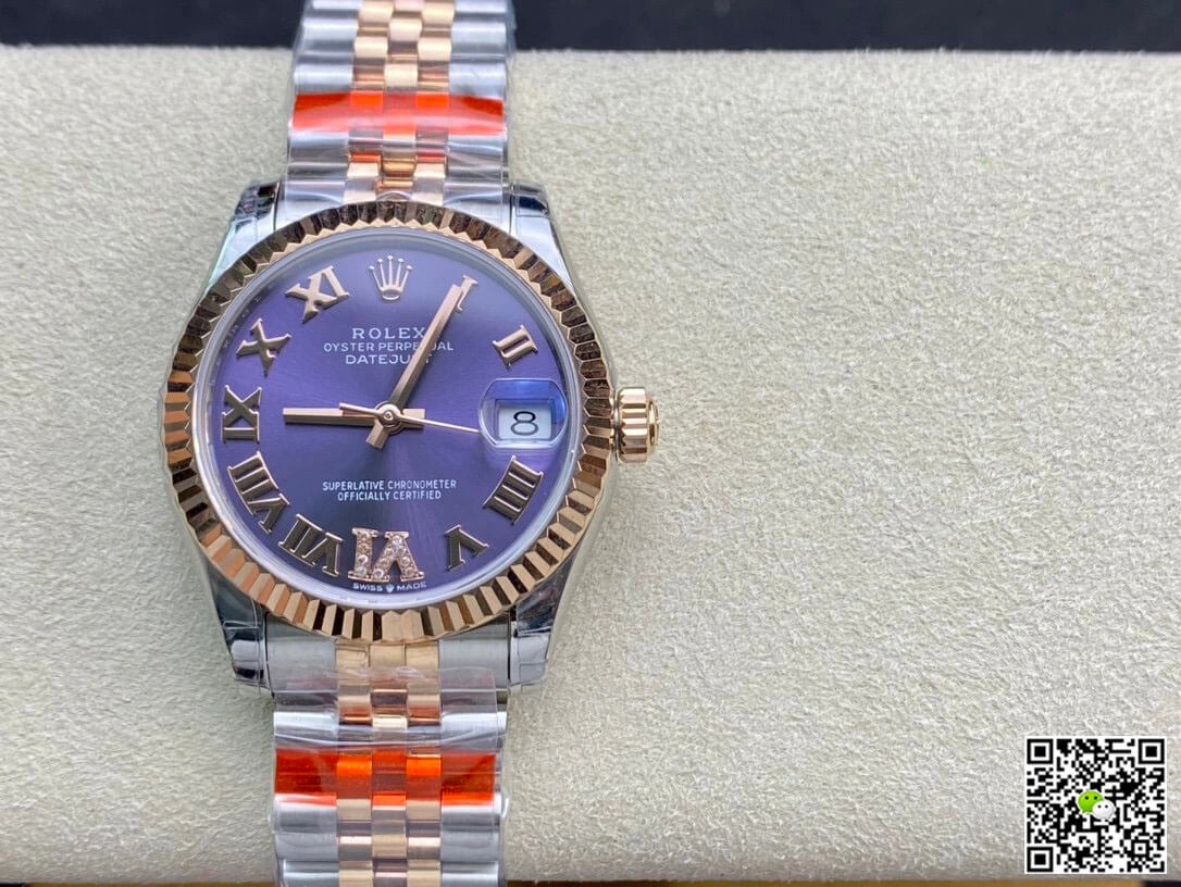 Rolex Datejust M278271-0020 TW Factory 1:1 Best Edition Replica Watch Purple Dial