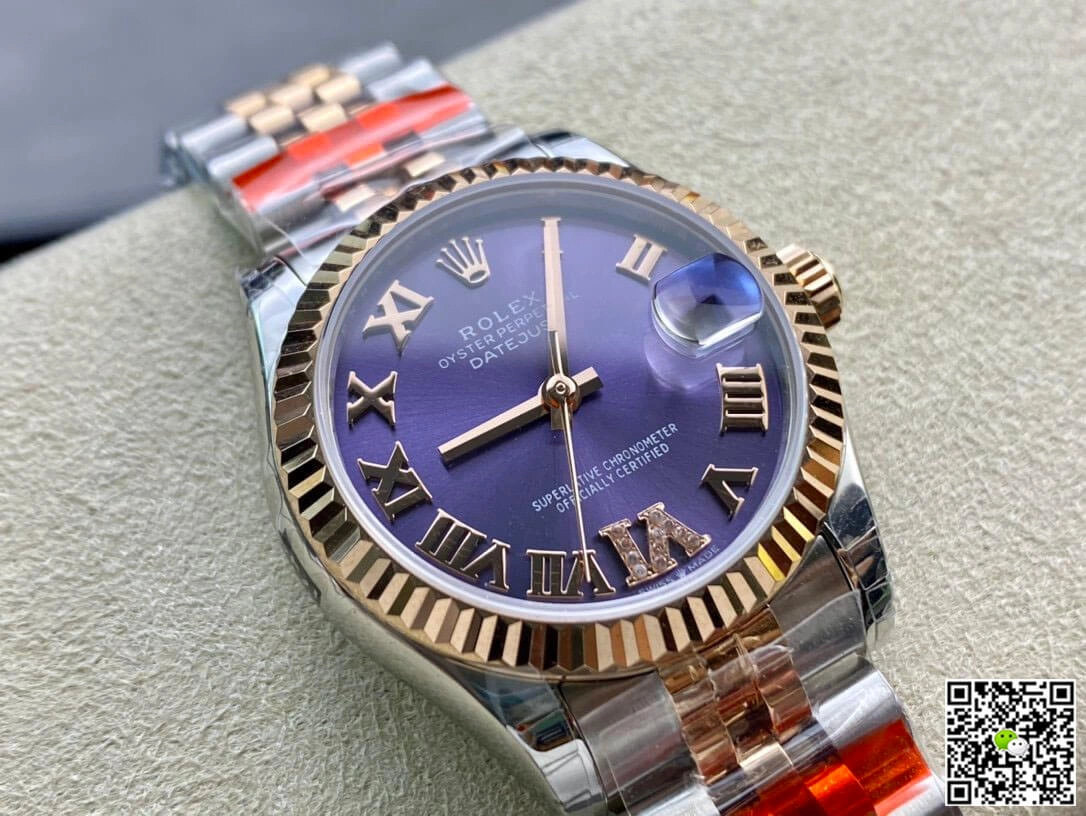 Rolex Datejust M278271-0020 TW Factory 1:1 Best Edition Replica Watch Purple Dial