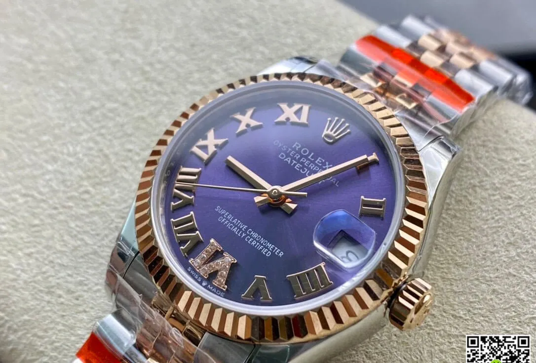 Rolex Datejust M278271-0020 TW Factory 1:1 Best Edition Replica Watch Purple Dial