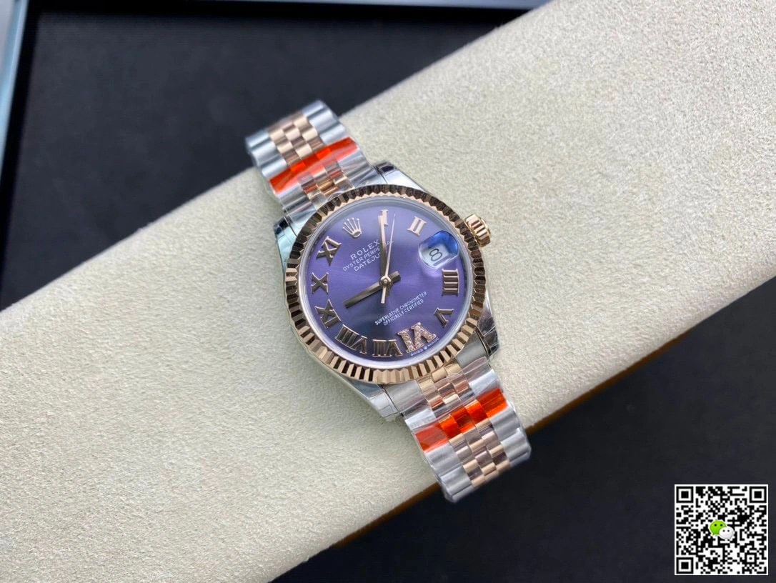 Rolex Datejust M278271-0020 TW Factory 1:1 Best Edition Replica Watch Purple Dial