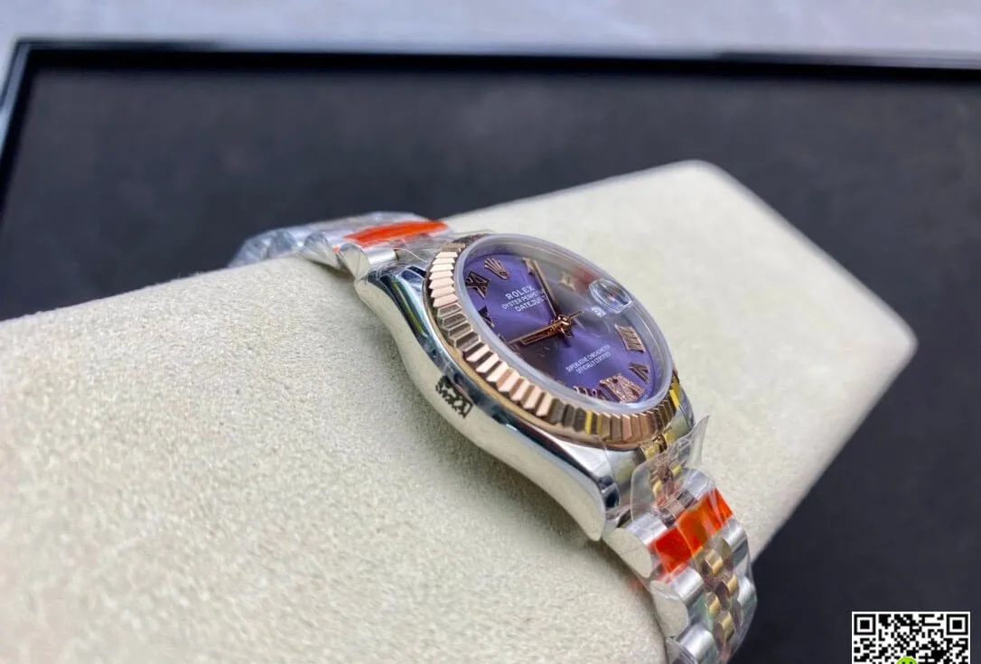 Rolex Datejust M278271-0020 TW Factory 1:1 Best Edition Replica Watch Purple Dial