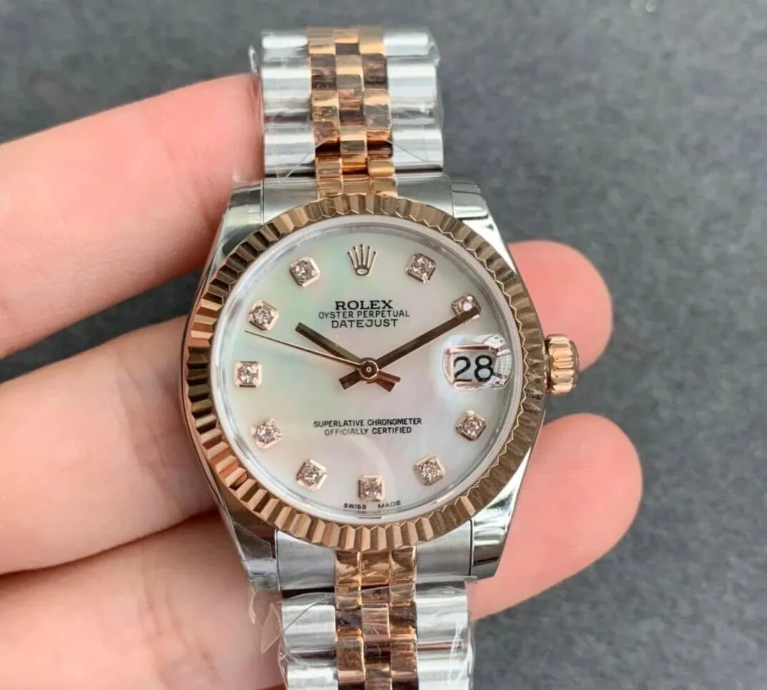 Rolex Datejust M278271-0026 GS Factory 1:1 Best Edition Replica Watch Diamond-Set