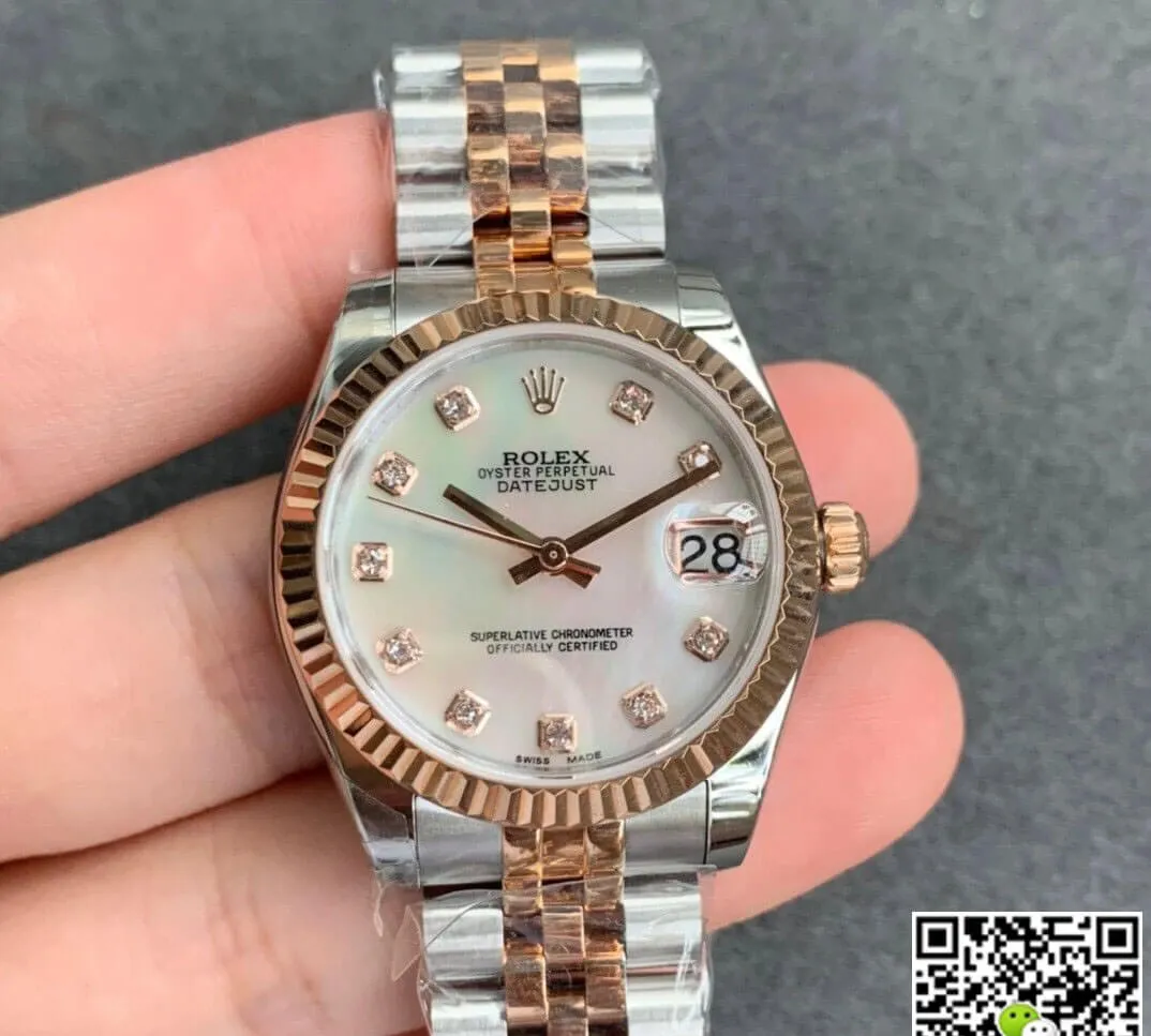 Rolex Datejust M278271-0026 GS Factory 1:1 Best Edition Replica Watch Diamond-Set