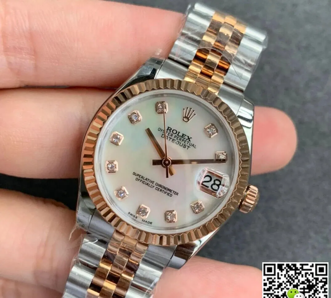 Rolex Datejust M278271-0026 GS Factory 1:1 Best Edition Replica Watch Diamond-Set