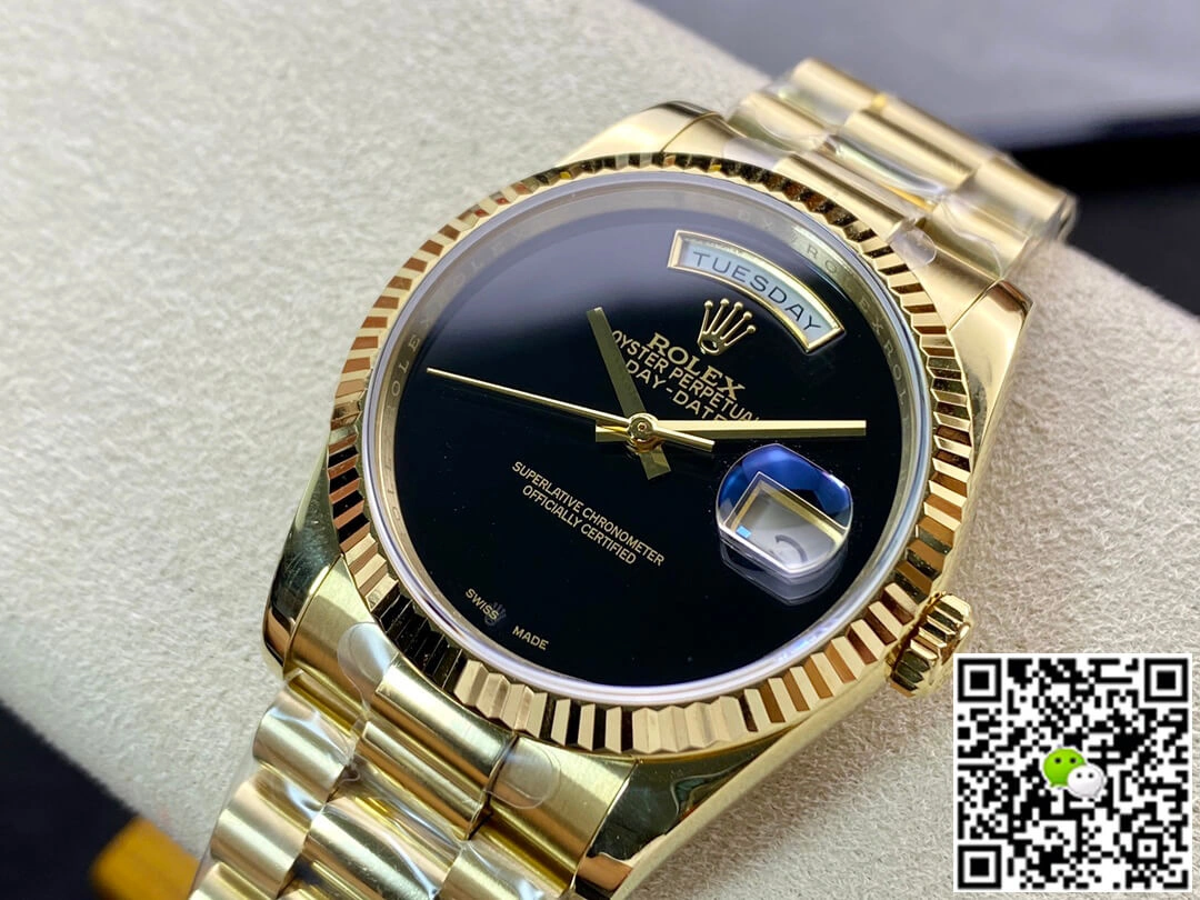 Rolex Day Date 36MM BP Factory 1:1 Best Edition Replica Watch Gold Strap