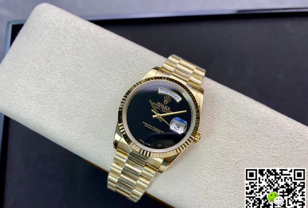 Rolex Day Date 36MM BP Factory 1:1 Best Edition Replica Watch Gold Strap
