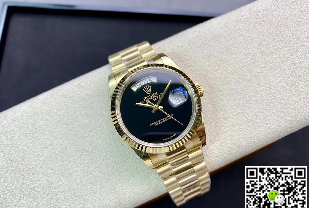 Rolex Day Date 36MM BP Factory 1:1 Best Edition Replica Watch Gold Strap
