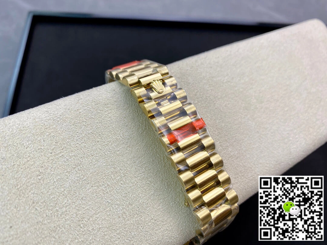 Rolex Day Date 36MM BP Factory 1:1 Best Edition Replica Watch Gold Strap