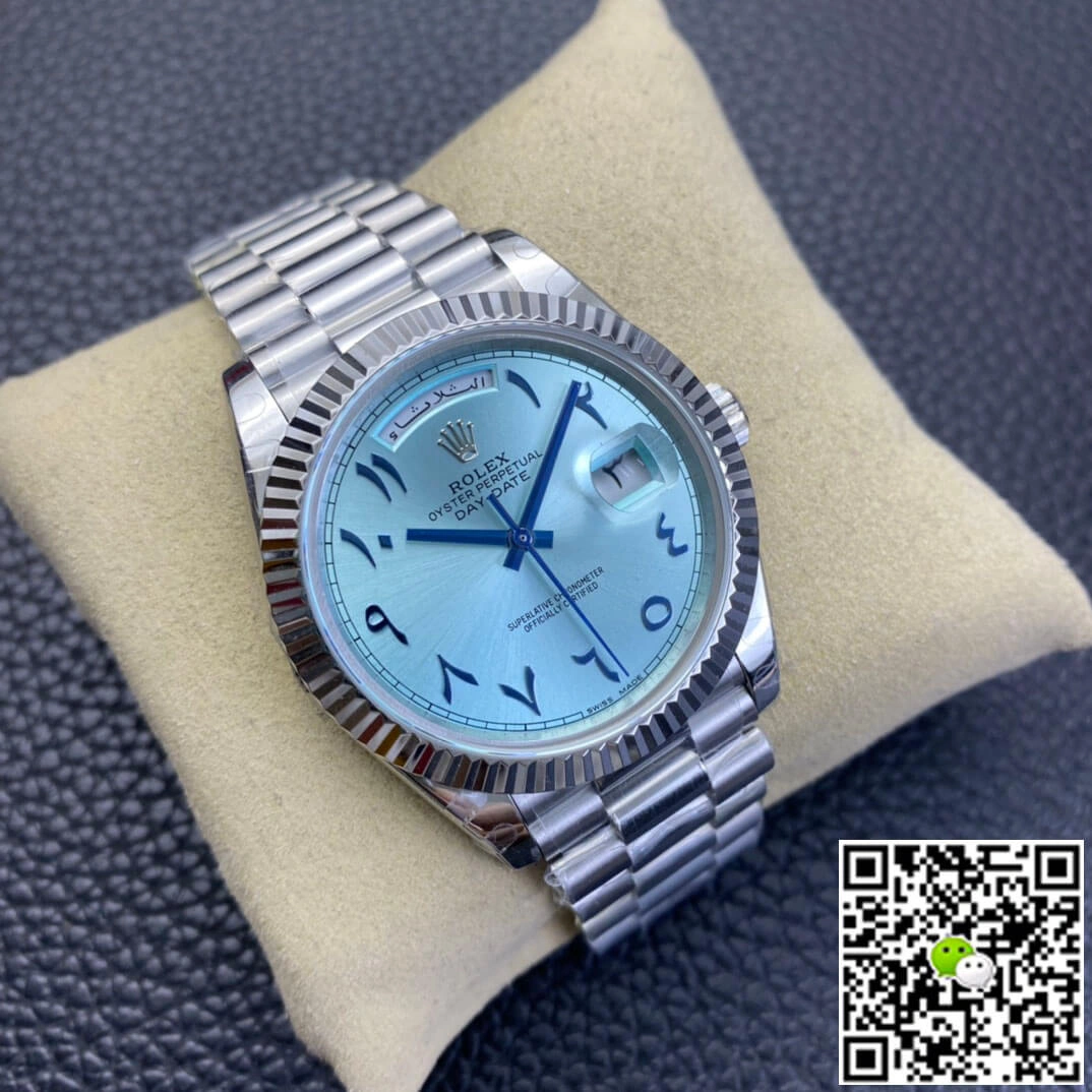 Rolex Day Date BP Factory 1:1 Best Edition Replica Watch Ice Blue Dial