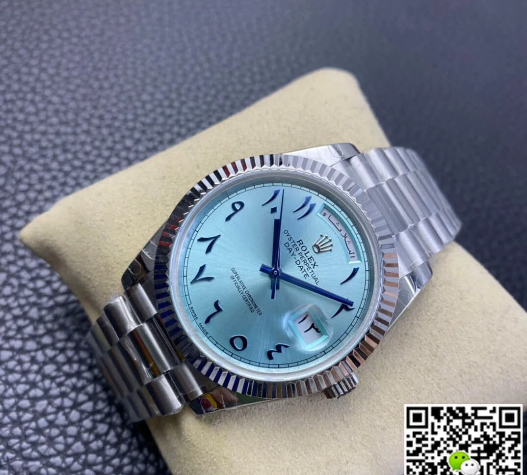 Rolex Day Date BP Factory 1:1 Best Edition Replica Watch Ice Blue Dial