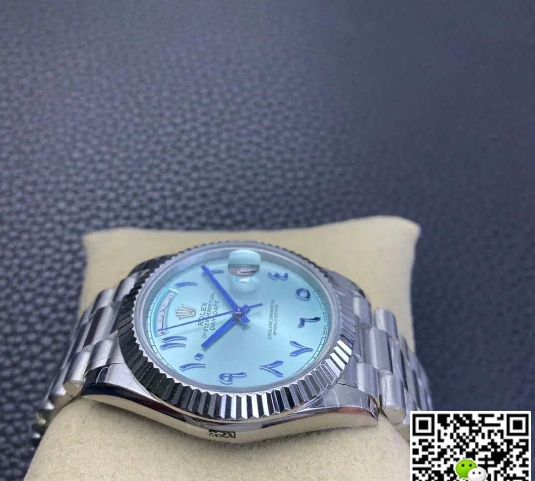 Rolex Day Date BP Factory 1:1 Best Edition Replica Watch Ice Blue Dial