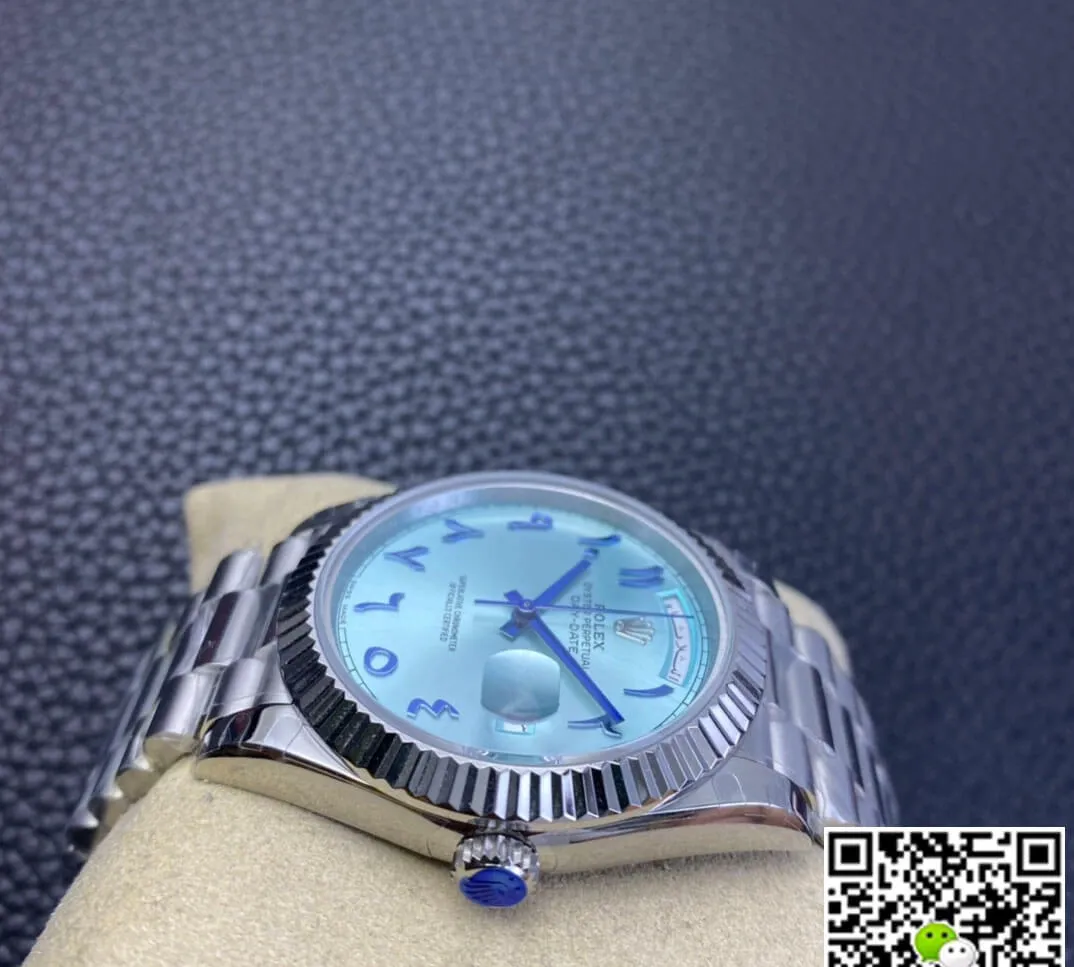 Rolex Day Date BP Factory 1:1 Best Edition Replica Watch Ice Blue Dial