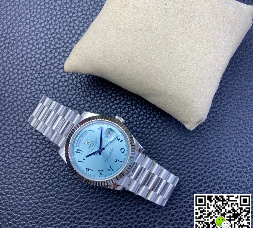 Rolex Day Date BP Factory 1:1 Best Edition Replica Watch Ice Blue Dial