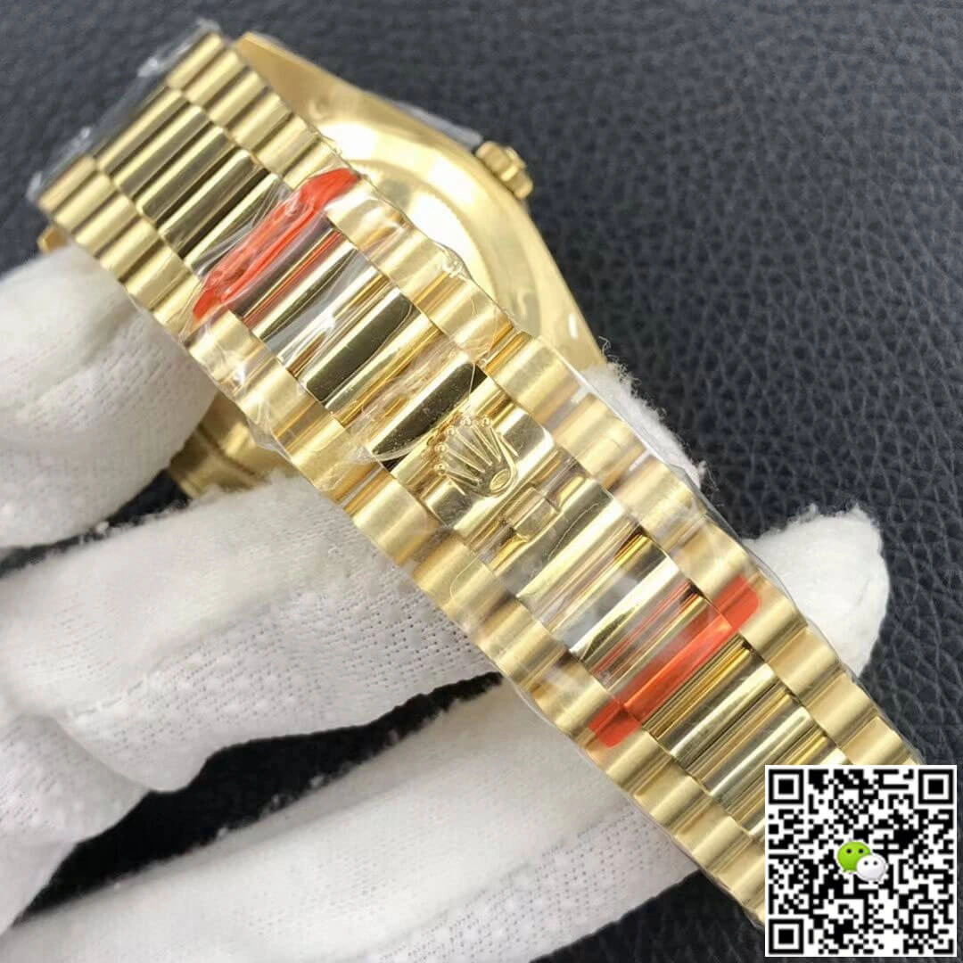 Rolex Day Date M228238-0005 EW Factory 1:1 Best Edition Replica Watch Gold Dial