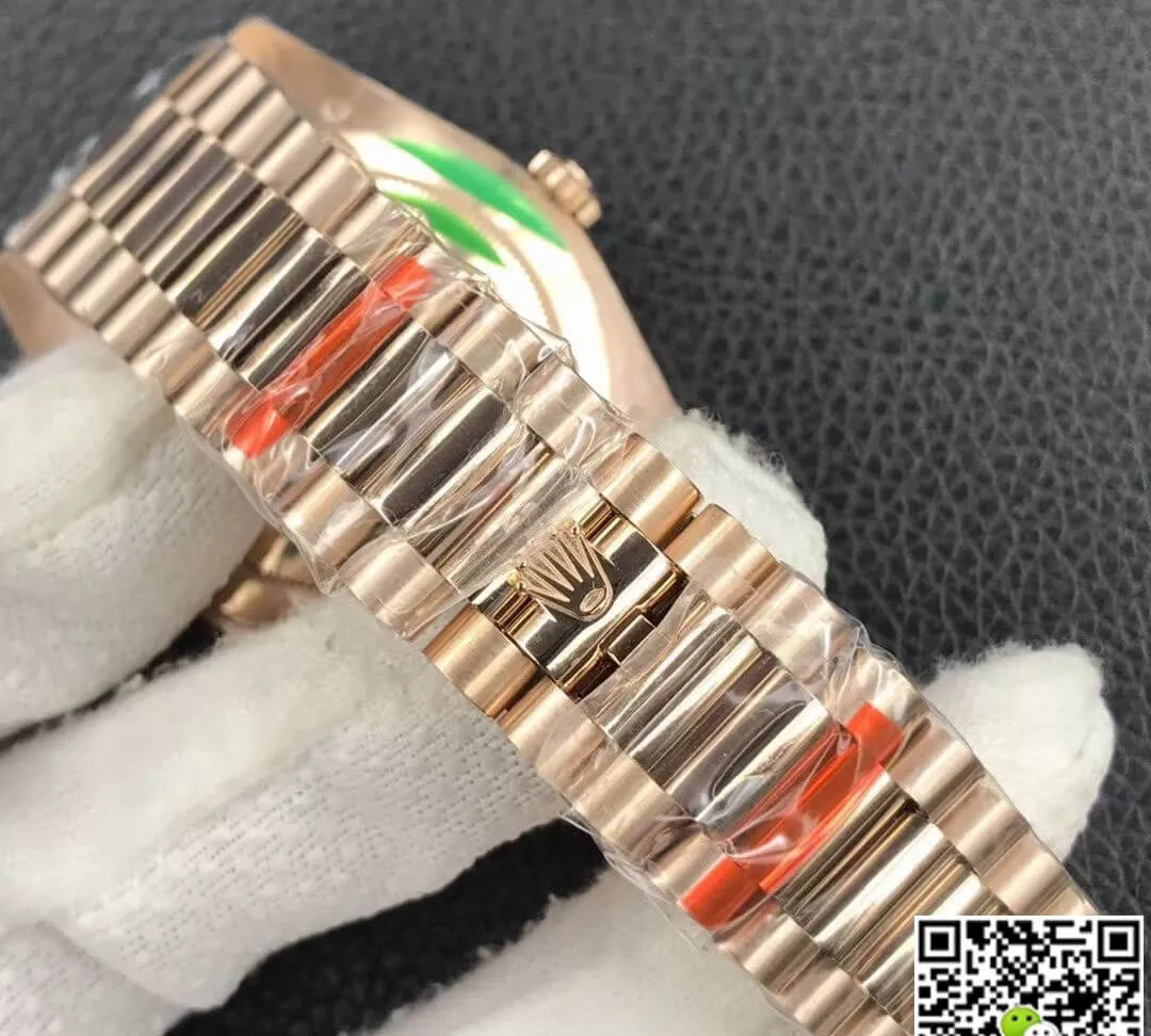 Rolex Day Date M228238-0006 EW Factory 1:1 Best Edition Replica Watch Gold Strap