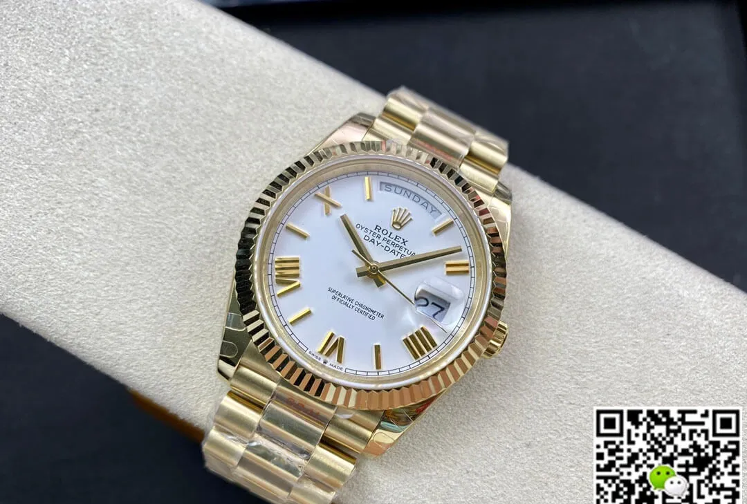 Rolex Day Date M228238-0042 EW Factory 1:1 Best Edition Replica Watch Gold Strap