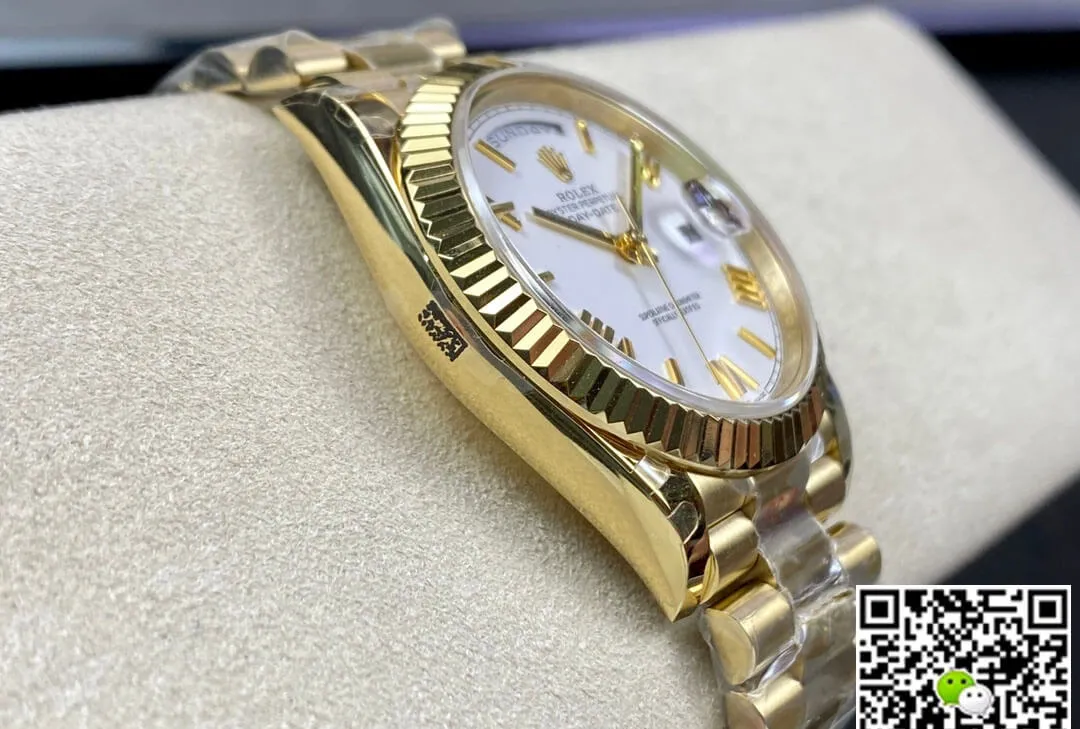 Rolex Day Date M228238-0042 EW Factory 1:1 Best Edition Replica Watch Gold Strap
