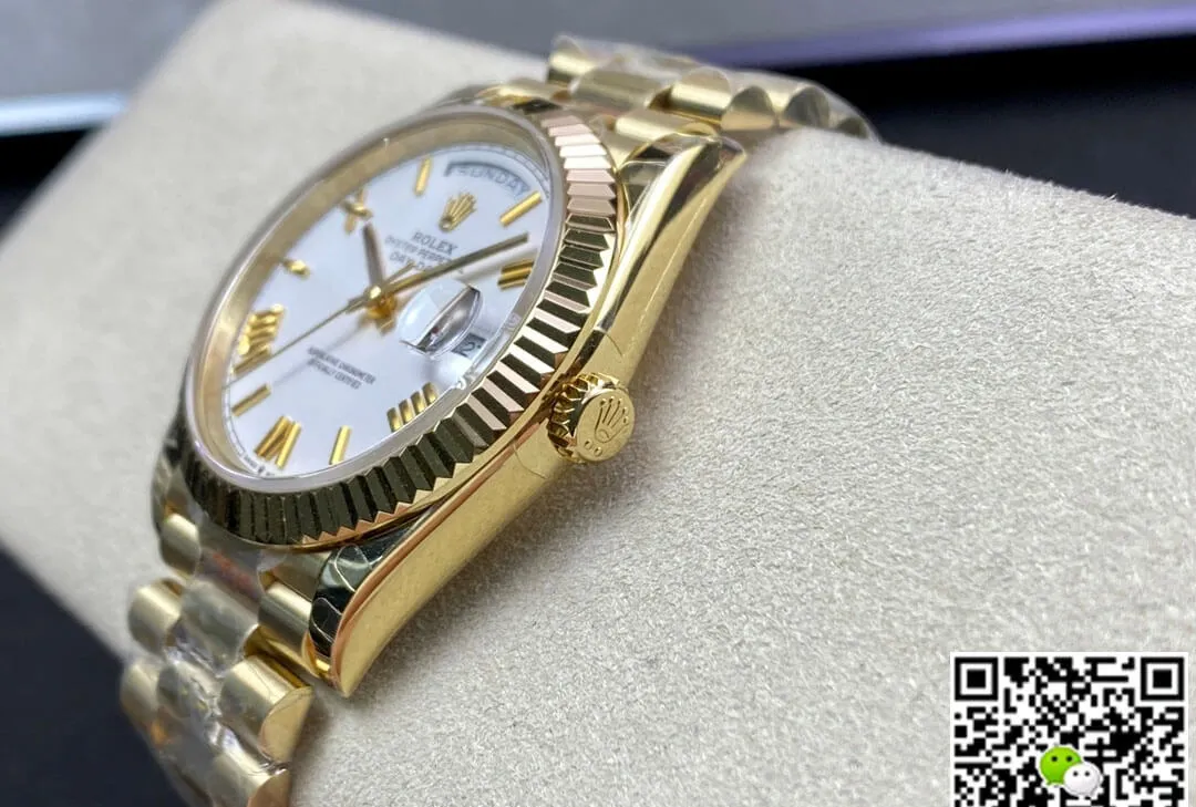 Rolex Day Date M228238-0042 EW Factory 1:1 Best Edition Replica Watch Gold Strap