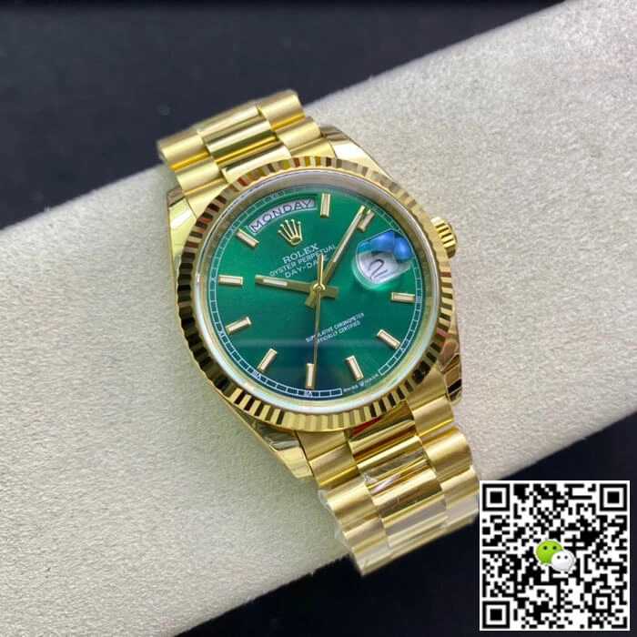 Rolex Day Date m118238-0433 EW Factory 1:1 Best Edition Replica Watch Green Dial