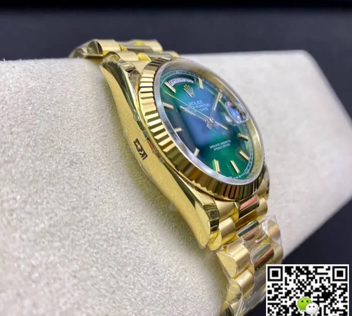 Rolex Day Date m118238-0433 EW Factory 1:1 Best Edition Replica Watch Green Dial