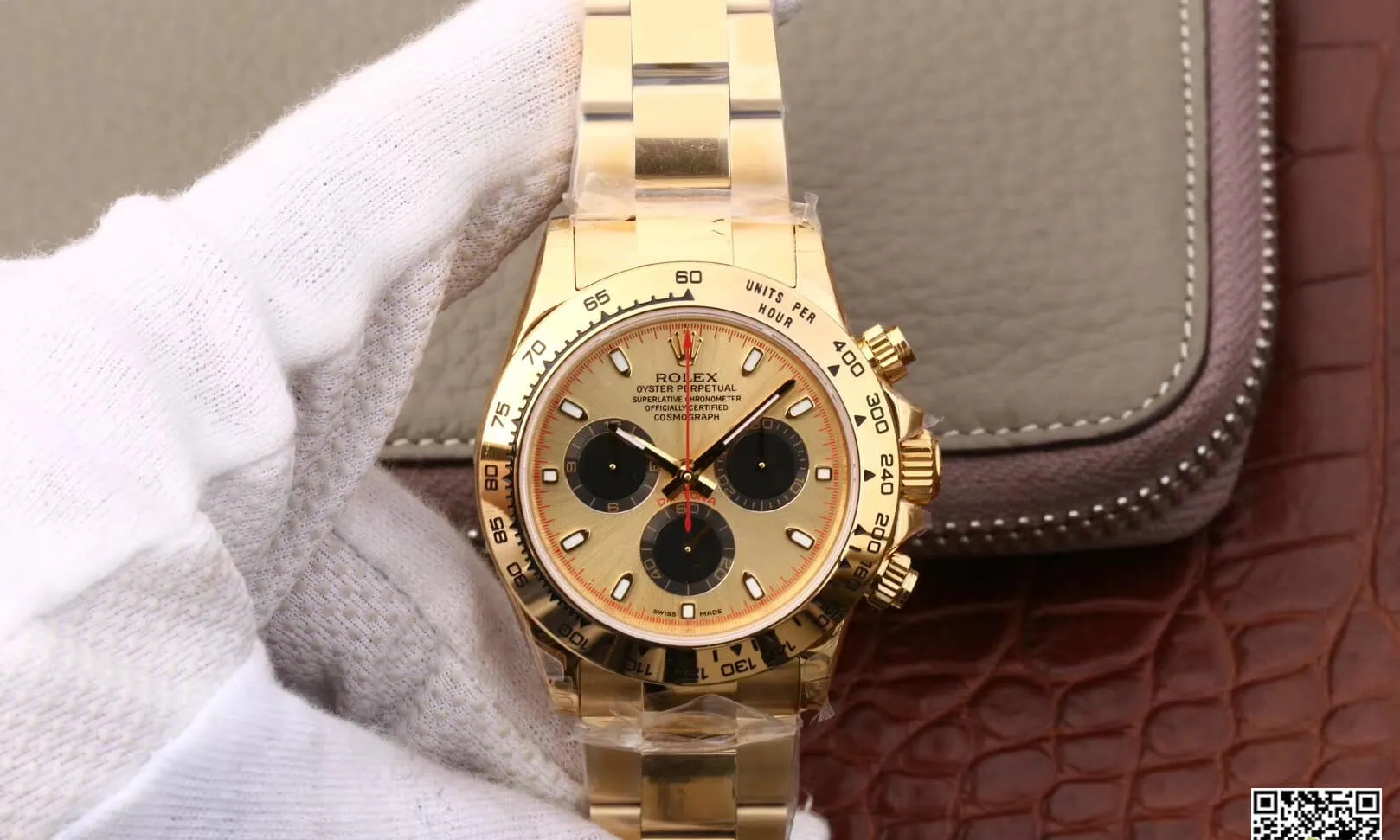 Rolex Daytona 116508 JH Factory 1:1 Best Edition Replica Watch Gold Case