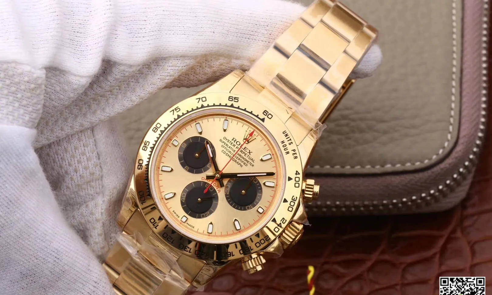 Rolex Daytona 116508 JH Factory 1:1 Best Edition Replica Watch Gold Case