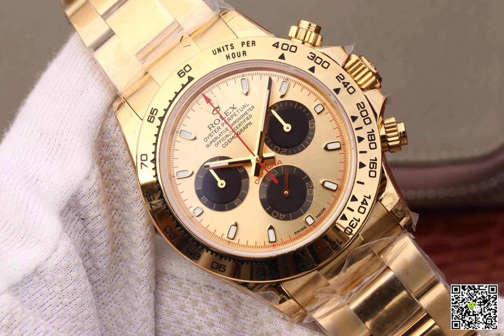 Rolex Daytona 116508 JH Factory 1:1 Best Edition Replica Watch Gold Case