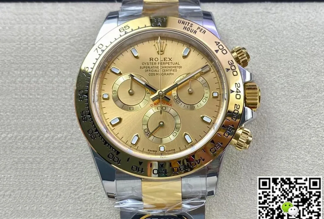 Rolex Daytona M116503-0003 BT Factory 1:1 Best Edition Replica Watch Gold Bezel