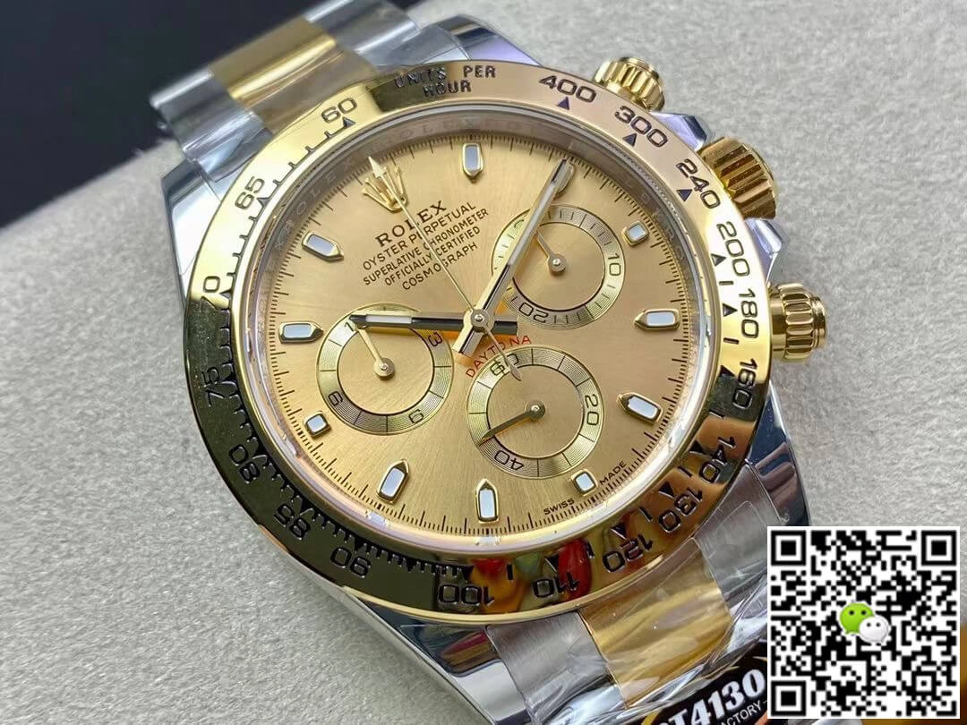 Rolex Daytona M116503-0003 BT Factory 1:1 Best Edition Replica Watch Gold Bezel