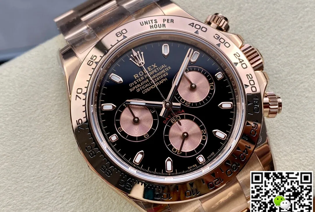 Rolex Daytona M116505-0008 BT Factory 1:1 Best Edition Replica Watch Black Dial