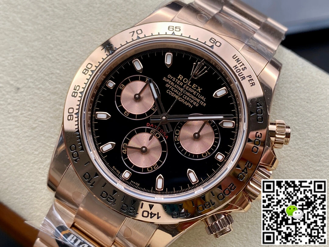 Rolex Daytona M116505-0008 BT Factory 1:1 Best Edition Replica Watch Black Dial