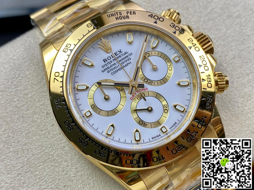 Rolex Daytona M116508-0001 BT Factory 1:1 Best Edition Replica Watch Gold Sstrap