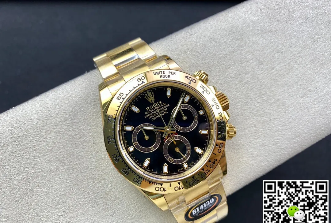 Rolex Daytona M116508-0004 BT Factory 1:1 Best Edition Replica Watch Black Dial