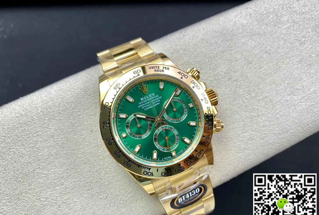 Rolex Daytona M116508-0013 BT Factory 1:1 Best Edition Replica Watch Gold Strap