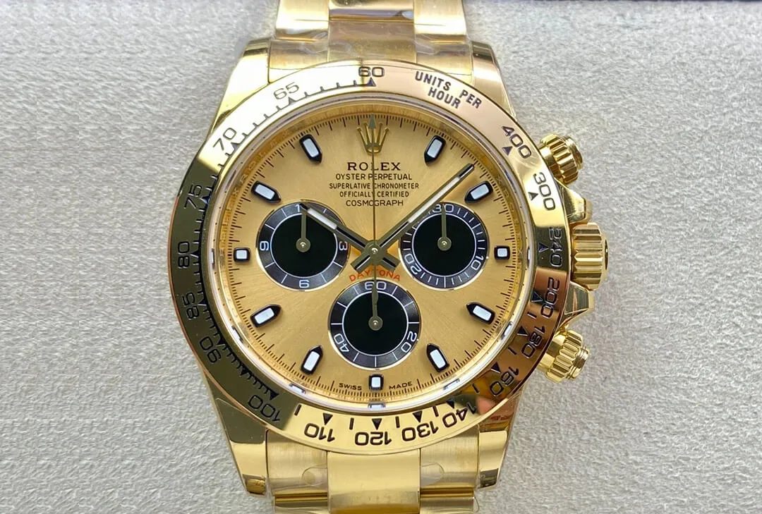 Rolex Daytona M116508-0014 BT Factory 1:1 Best Edition Replica Watch Golden Dial