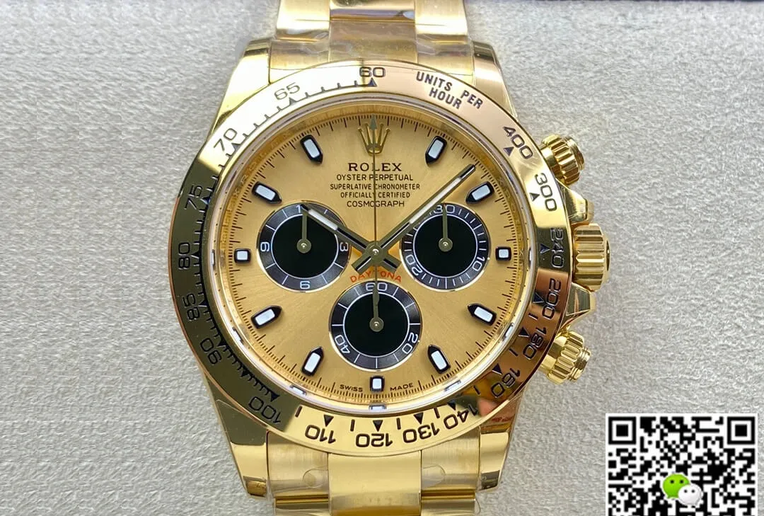 Rolex Daytona M116508-0014 BT Factory 1:1 Best Edition Replica Watch Golden Dial