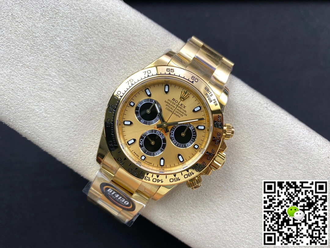 Rolex Daytona M116508-0014 BT Factory 1:1 Best Edition Replica Watch Golden Dial