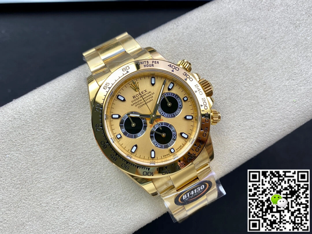 Rolex Daytona M116508-0014 BT Factory 1:1 Best Edition Replica Watch Golden Dial