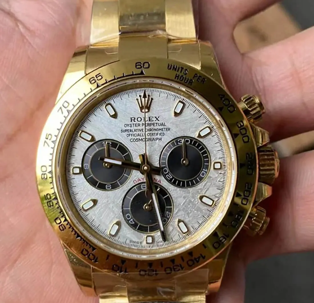 Rolex Daytona M116508-0015 BT Factory 1:1 Best Edition Replica Watch White Dial