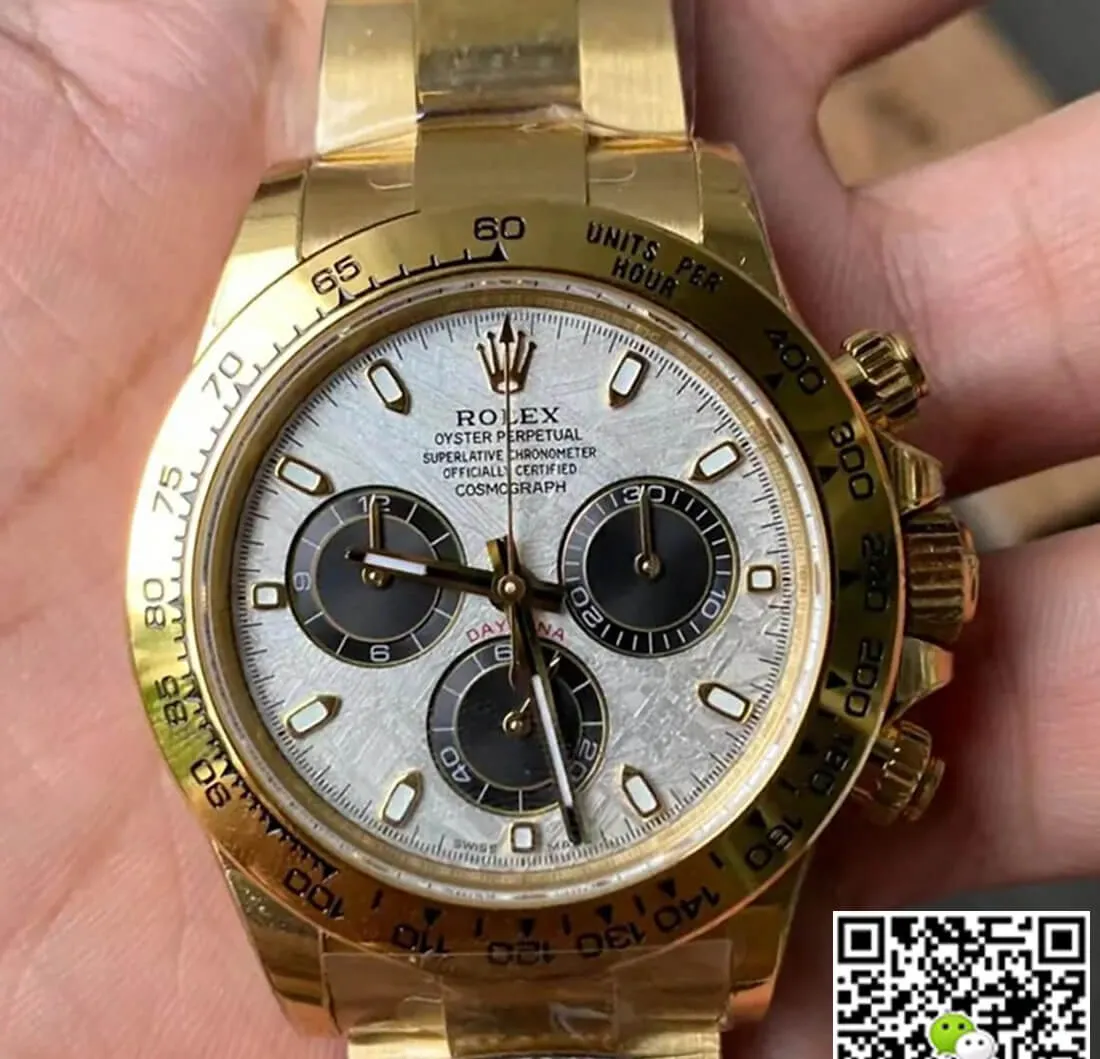 Rolex Daytona M116508-0015 BT Factory 1:1 Best Edition Replica Watch White Dial