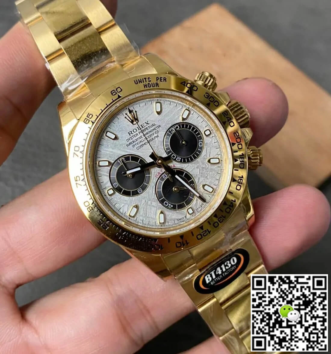 Rolex Daytona M116508-0015 BT Factory 1:1 Best Edition Replica Watch White Dial